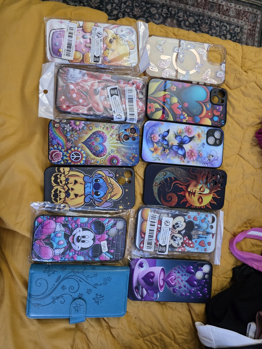 Assorted Colorful Decorative Phone Case Collection - Multicolor